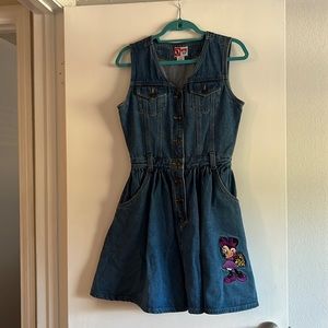 1985 Vintage Disney Minnie Mouse Denim Dress